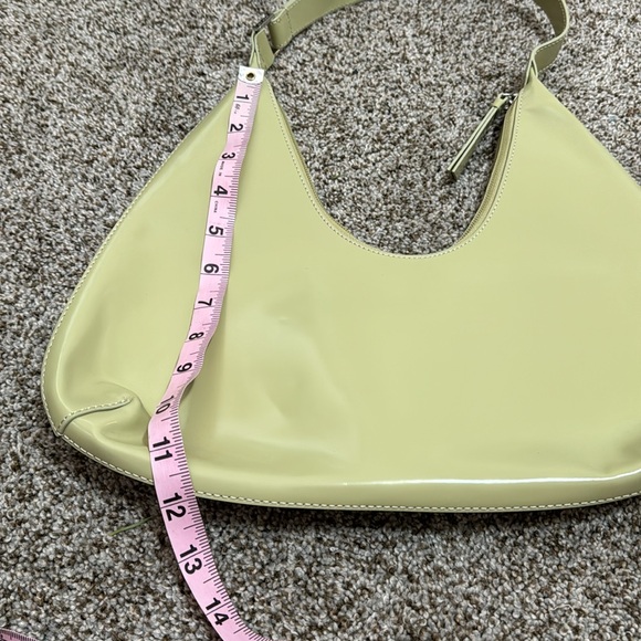 BY FAR Amber Olive Semi Patent Leather Purse - Picture 3 of 7